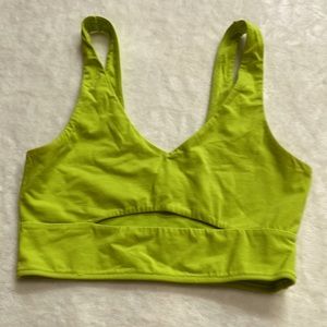 Urban Outfitters, size S, Neon Green Cropped top